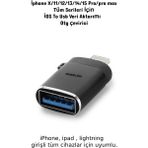 Emre Bilişim Apple iPhone X/11/12/13/14/Pro / Pro Max Tüm Serileri Için Lightning To USB Veri Aktarımı Apple iPad,Apple iPhone Uyumlu (Yüksek Hızlı) Otg Çevirici Dönüştürücü 1 Adet - Altın - Siyah - yok