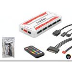 Emre Bilişim ND2806 Argb Fan ve LED Kontrolcü Hub Seti + Uzaktan Kumanda Beyaz +siyah