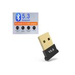 emrebilisim Masaüstü,dizüstü Bilgisayar Bluetooth Aparatı Mini V5.3 Usb Bluetooth Dongle 5.3 Bluetooth Adaptör