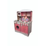 EMRİN AHŞAP OYUNCAK VE HEDİYELİK EŞYA Sürpriz Hediyeli 3mm Ahşap Oyuncak Mutfak Seti