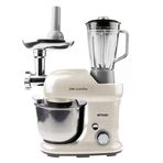 Emsan Bella Gusto Maxi Krem Kıyma Çekme Sucuk-Sosis İçli Köfte Aparatlı Smooth Hazneli 1300 W 5 lt Hamur Yoğurma Makinesi