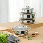 Emsan Beykoz 8 Parça Çelik Tencere Seti