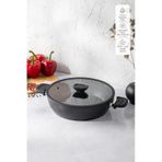 Emsan Diamente Karnıyarık Tenceresi 24 cm - Siyah