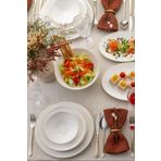 Emsan Elmira Gold Fine Bone 59 Parça 12 Kişilik Yemek Takımı