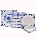 Emsan Ethnic Blue 6 Kişilik 24 Parça Yemek Takımı