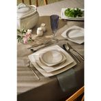 Emsan Fine Bone Dantel Kare 12 Kişilik 60 Parça Yemek Takımı