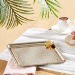 Emsan Leafy Platin Kare Tepsi
