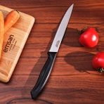 Emsan Nix Tırtıklı Soyma Bıçağı 24 cm - Siyah