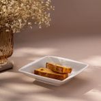 Emsan Pamukkale Kare Çukur Tabak 15 cm - 1 lt - Beyaz