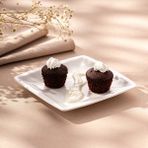 Emsan Pamukkale Kare Tabak 14 cm - 1 lt - Beyaz
