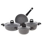 Emsan Premium S Pro Grey 7 Parça Granit Tencere Seti