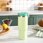 Emsan Star Ice Pipetli Çelik Sızdırmaz Termos Mint 900 ml