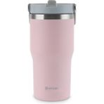 Emsan Star Ice Pipetli Çelik Sızdırmaz Termos Pembe 550 ml