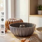Emsan Stone Döküm Kek Kalıbı Gri 23 cm - Antrasit