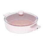 Emsan Swiss Crystal 30 cm Pembe Karnıyarık Tenceresi