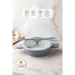 Emsan Swiss Crystal RS Gri 30 cm Karnıyarık Tenceresi