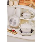 Emsan White Stone 7 Parça Tencere Seti