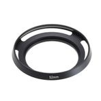 EMSea 52 mm güneş diyaframı, FUJINON XC15 – 45 mm F3,5 – 5,6 OIS PZ objektif ile uyumlu, Fuji Fujifilm X-A5 X-T100 ile uyumlu, şeffaf delik, 49 mm, siyah