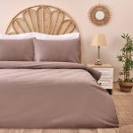 Emt Pazarlama 4 Parça Kahverengi Çift Kişilik Nevresim Takımı - 001-Renkli - 180 x 240 cm