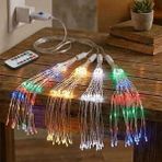 Emt Pazarlama Buffer® 4 Lü Açılır LED Işık Seti - 8 Farklı Işık Modlu, Kumandalı, USB Kablolu Renkli Dekoratif Fiber LED Lamba