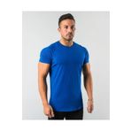 EMTA Mavi Erkek Basic %100 Pamuk Bisiklet Yaka T-shirt