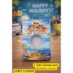 Emtory Gift 1 Adet | Kısa Bir Mola Karne Hediyesi - Yaz Tatili Hediye Bonibon - Karne Hediye Dikdörtgen Kart xc
