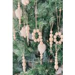 Emtory Home 10'lu Mix Wood Bead Yılbaşı Ağaç Süsü Seti