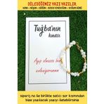 Emtory Home 20 Adet Gold & İnci Boncuklu Bileklik - Kına Hediyesi - Nikah Hediyesi - Bride Hediye- Bebek Hediye