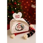 Emtory Home 25 Adet Noel Baba & Çam Ağacı Model Kalpli Hediye Kutusu - Yılbaşı Kutusu - Yılbaşı Süsü Paketleme