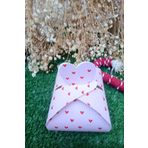 Emtory Home 25 Adet Pembe Kırmızı Model Kalpli Şeker Kutusu -nikah Şekeri - Lokum Kutusu - Kına Hediye - Bride