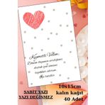 Emtory Home 40 Adet Okul Sonu Veli Hediye Kartı - Öğretmen Hediyelik - Okul Hediyesi - Yıl Sonu Hediye 1.hamur