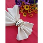 Emtory Home 6 Adet Gold Bal Kabağı Metal Peçete Halkası - Halloween Peçete Yüzüğü Altın