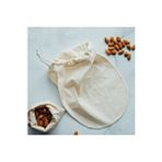Emtory Home Bitkisel Süt Torbası Organik Yoğurt Süzme Kesesi Yıkanabilir Keten Kese Natural Tekstil Sütbezi Krem