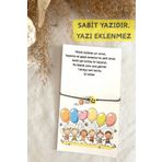 Emtory Home Çocuk Balon Konsept 20 Adet Emoji Bileklik - Şans Bilekliği - Okul Hediyesi - Karne Hediyesi