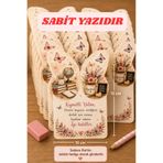 Emtory Home Veli Hediye Kartı 10 Adet- Toka Kartı - Anahtarlık Kartı - Küpe Kartı - Paketleme Kartı - Kelebek