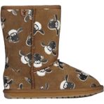 Emu Australia Shaun The Sheep Print Unisex Çocuk Siyah Bot - Kahverengi