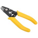 EMUKOEP Cam elyaf kesme pensesi, 18 x 8 x 1 CFS, 3 fiber kablo sıyırıcı, yüksek sertlik, 3 delik, optik lifler için kablo sıyırma pensesi, alet, kablo sıyırma pensesi, 3 delikli