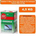 Emülzer C Kauçuklu Yeşil Su Yalıtım Zifti