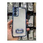 Emybox Samsung Galaxy A05S Kamera Lens Korumalı Şeffaf Yumuşak Silikon Telefon Kılıfı Kapak,Mavi Tek Ebat