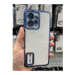 Emybox Xiaomi Redmi Note 12 5G Kamera Lens Korumalı Şeffaf Yumuşak Silikon Telefon Kılıfı Kapak,Mavi Tek Ebat