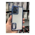 Emybox Xiaomi Redmi Note 12 Pro 5G Kamera Lens Korumalı Şeffaf Yumuşak Silikon Telefon Kılıfı Kapak,Mavi Tek Ebat