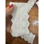 En 6 cm Beyaz Fisto Şerit Dikiş Aksesuarı (1 Metre )