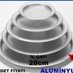 EN BÜYÜK BOY KÜNEFE TEPSİS 28cm ALÜMİNYUM TABAK