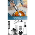 En Hızlı ve Güçlü 1200W Blender Seti, 1,7l, Speedtrigger Teknolojisi, Siyah - Ahşap