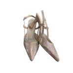EN MODA AÇIK ROSE GOLD 7CM KADEH TOPUK ARKASI AÇIK YAN BANTLI ÇOK RAHAT KADIN ABİYE AYAKKABI (EU Ayakkabı Beden Sistemi, Yetişkin, Sayısal, Orta, 37)