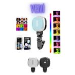 EN SİGA Selfie Işığı Şarjlı Telefon, Tripod ve Laptop Uyumlu Renk Ayarlı Mini RGB LED Dolgu Işığı (9000K)