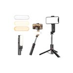 EN SİGA Siyah Led Işıklı Selfie Çubuğu Kablosuz Tripot Selfie Monopod Selfie Stick