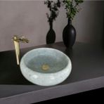 En Trend 11 Ferah Gri Mermer Bombeli Lavabo-150