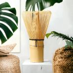 En Yeşil Çay Bambu Whisk + Bambu Scoop ( Çayı Için El Yapımı Bambu Karıştırıcı ve Bambu Kaşık)