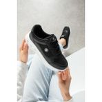 EN7 Siyah Beyaz Kadın Erkek Unisex Sneaker Kalın Taban Konforlu Günlük Spor Ayakkabı 511